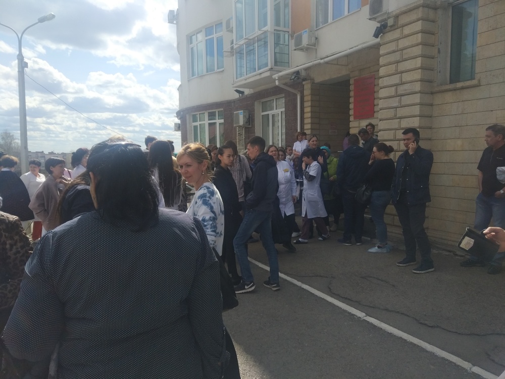Практические занятия по эвакуации в ГБУЗ РБ Поликликлиника №46 г.Уфа