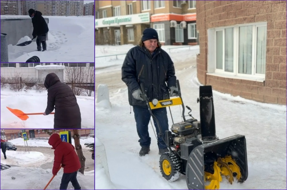 Плановые работы по уборке снега и очистке территорий